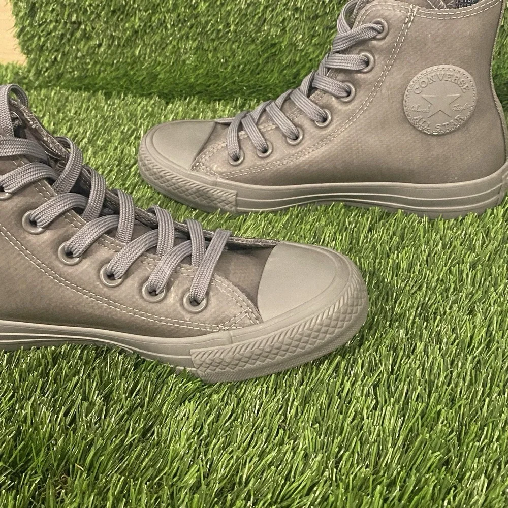 Converse HI-tops Gray counter climate water repellent Men 3/Women 5 Shoe Sneaker - Picture 13 of 14